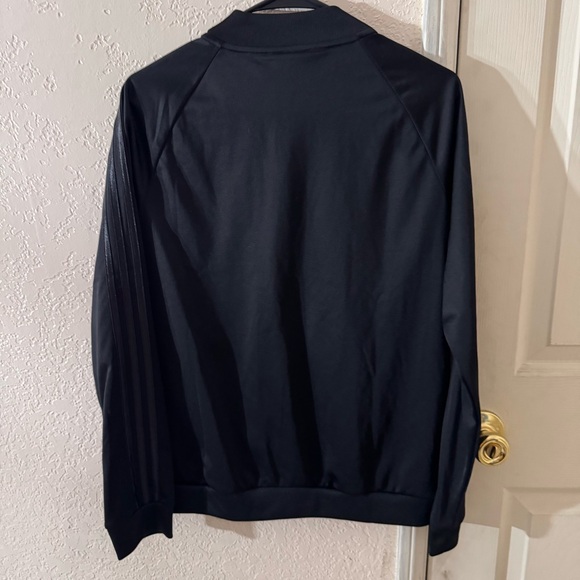 Adidas Women’s Black Track Jacket Size Medium - Picture 3 of 10